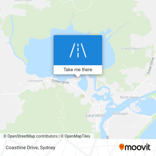 Coastline Drive map