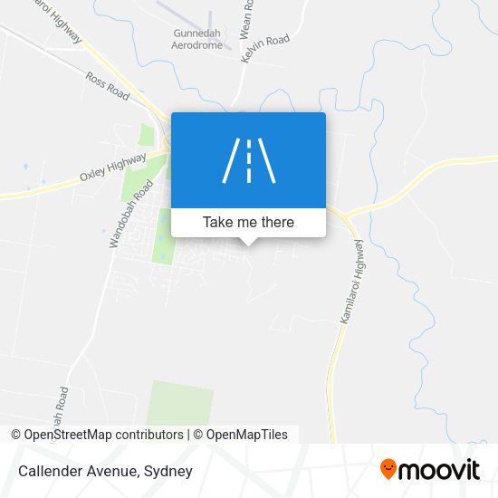Callender Avenue map