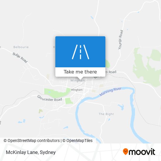 McKinlay Lane map