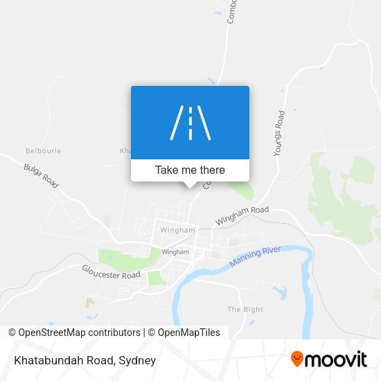 Khatabundah Road map