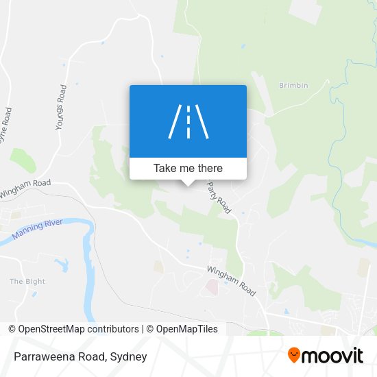 Parraweena Road map