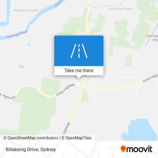 Billabong Drive map