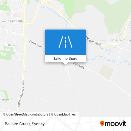 Bellbird Street map