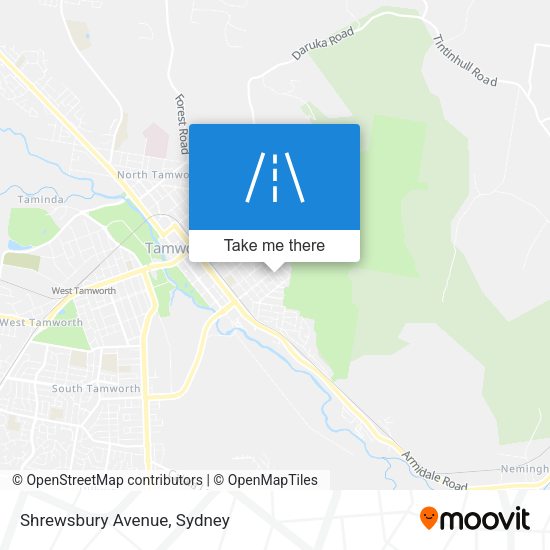 Shrewsbury Avenue map