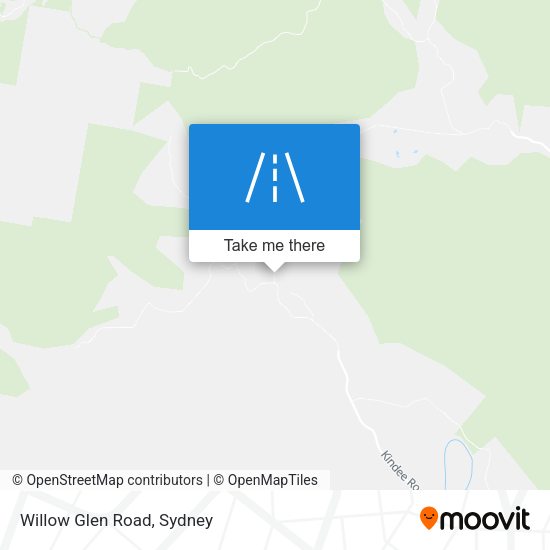 Willow Glen Road map
