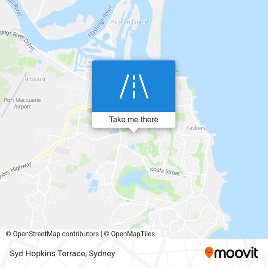 Syd Hopkins Terrace map
