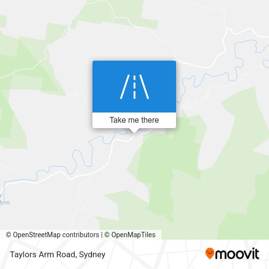 Taylors Arm Road map