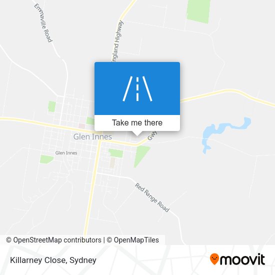 Killarney Close map