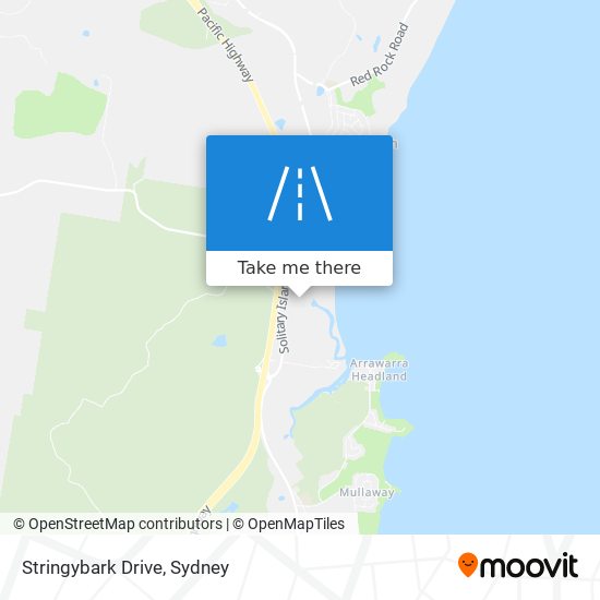 Mapa Stringybark Drive