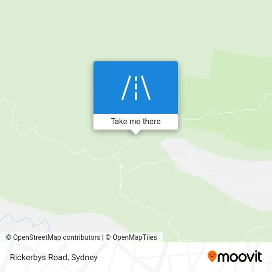 Mapa Rickerbys Road