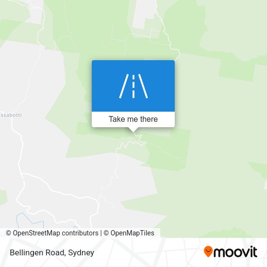 Bellingen Road map
