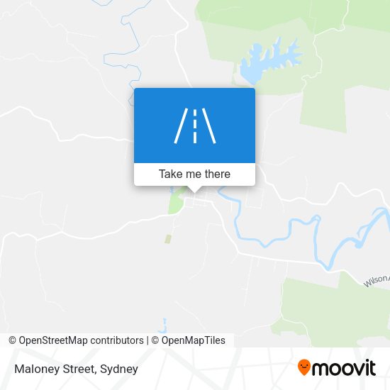 Maloney Street map