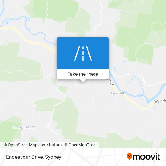 Endeavour Drive map