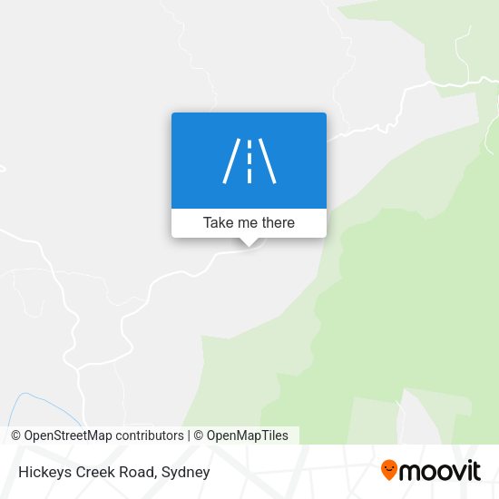 Hickeys Creek Road map