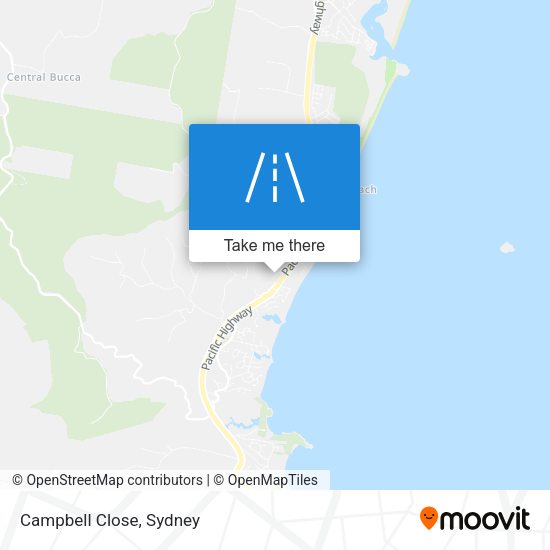 Campbell Close map