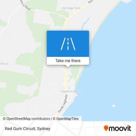 Red Gum Circuit map