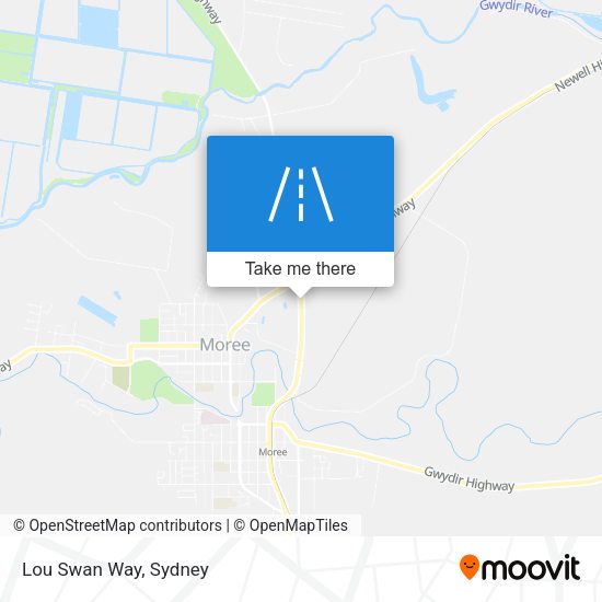 Lou Swan Way map
