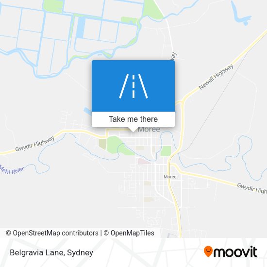 Belgravia Lane map