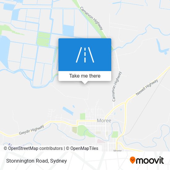 Stonnington Road map