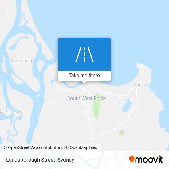 Landsborough Street map