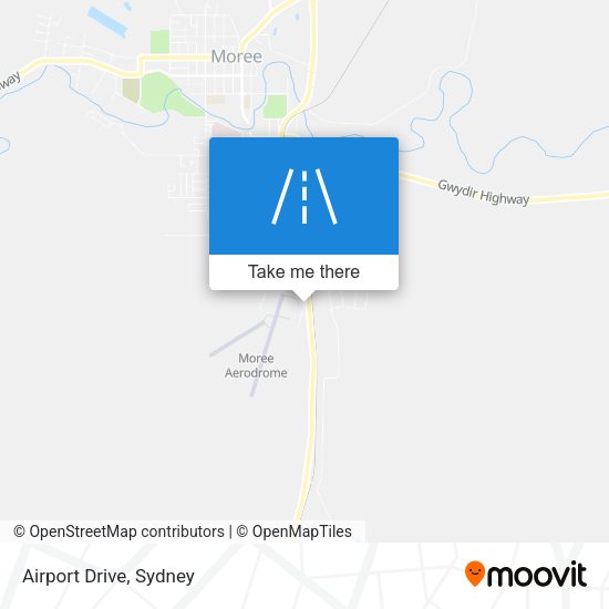 Airport Drive map