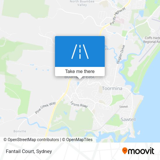 Fantail Court map