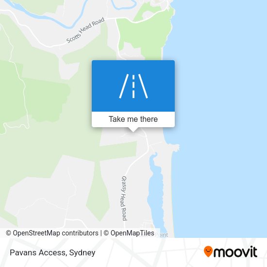Pavans Access map