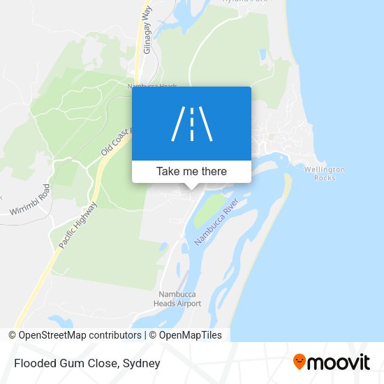 Flooded Gum Close map