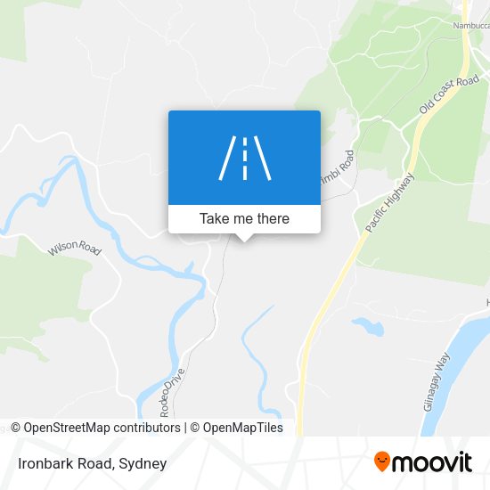 Ironbark Road map