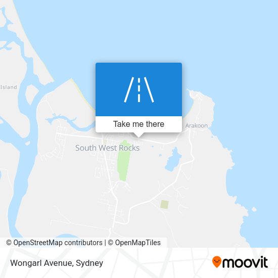 Wongarl Avenue map