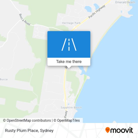 Rusty Plum Place map
