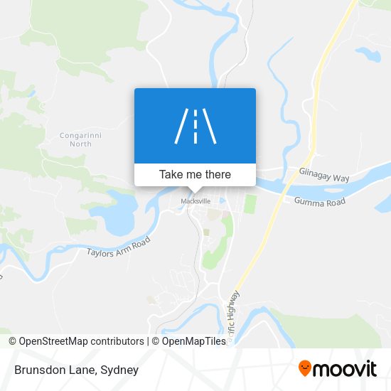 Brunsdon Lane map