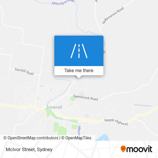 McIvor Street map