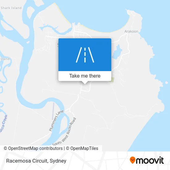 Mapa Racemosa Circuit