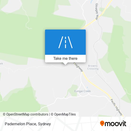 Pademelon Place map