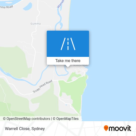 Warrell Close map