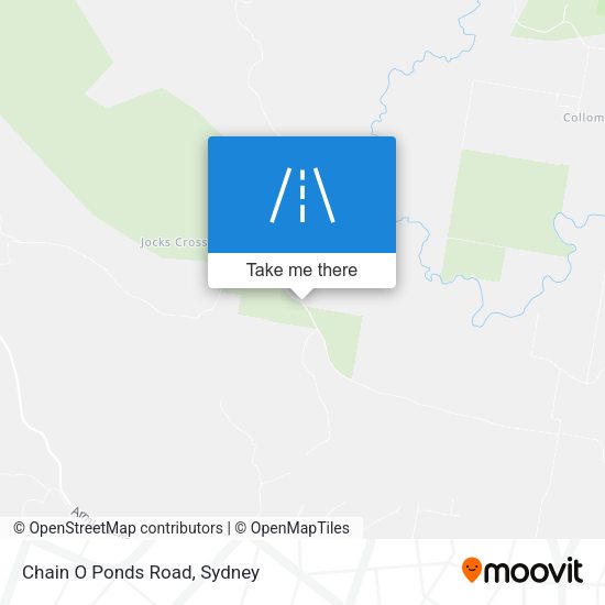 Chain O Ponds Road map