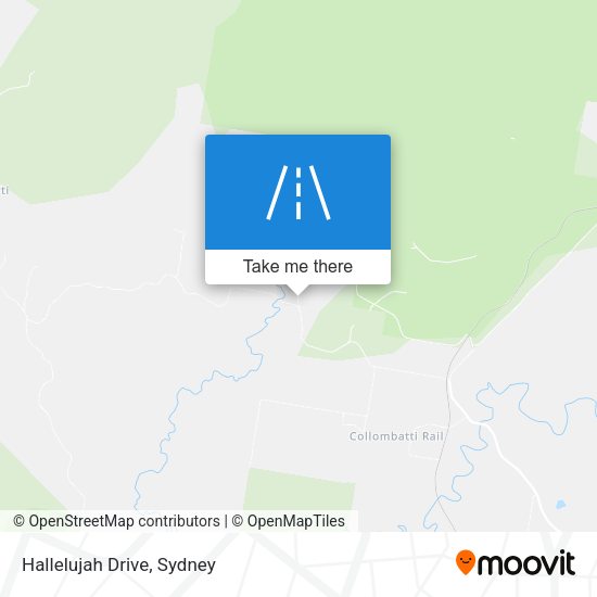 Hallelujah Drive map