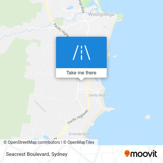 Seacrest Boulevard map