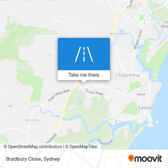 Bradbury Close map