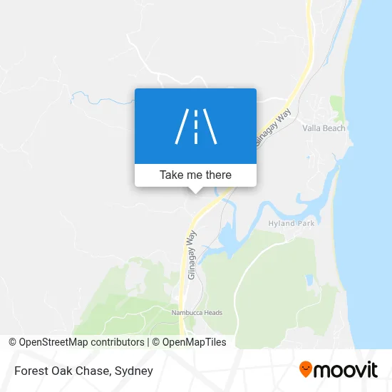 Mapa Forest Oak Chase