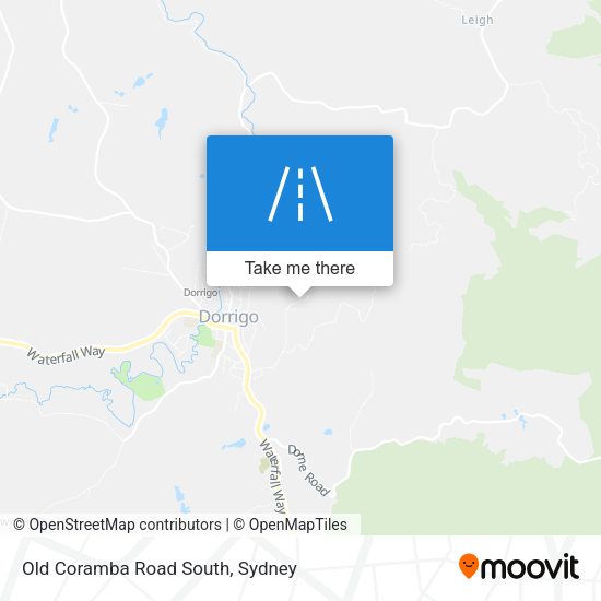 Old Coramba Road South map
