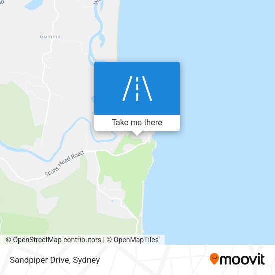 Sandpiper Drive map