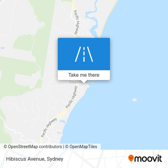 Hibiscus Avenue map