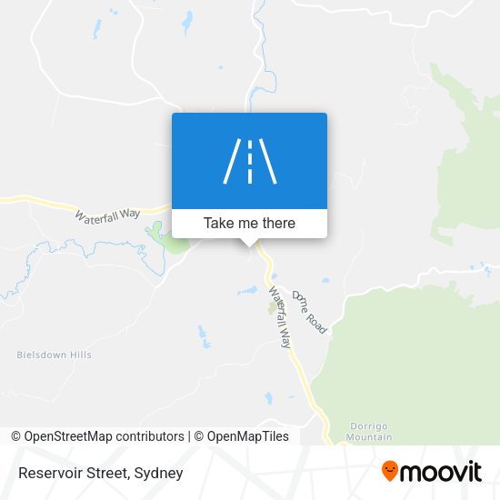 Reservoir Street map