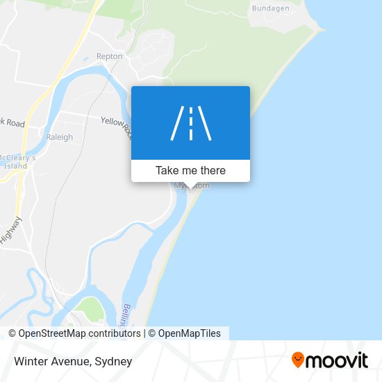 Winter Avenue map