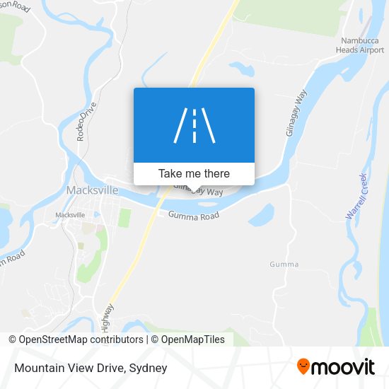 Mountain View Drive map