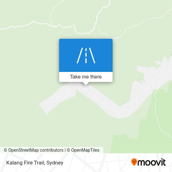 Kalang Fire Trail map