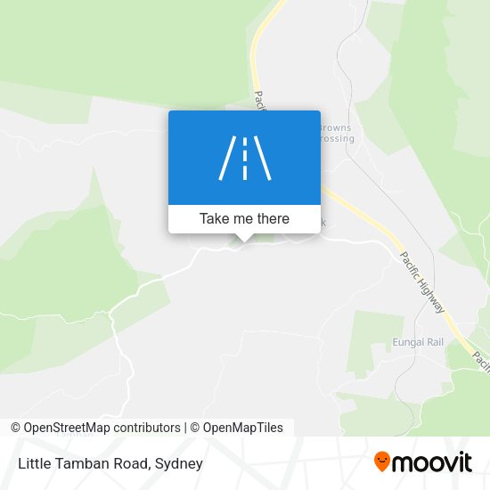 Little Tamban Road map