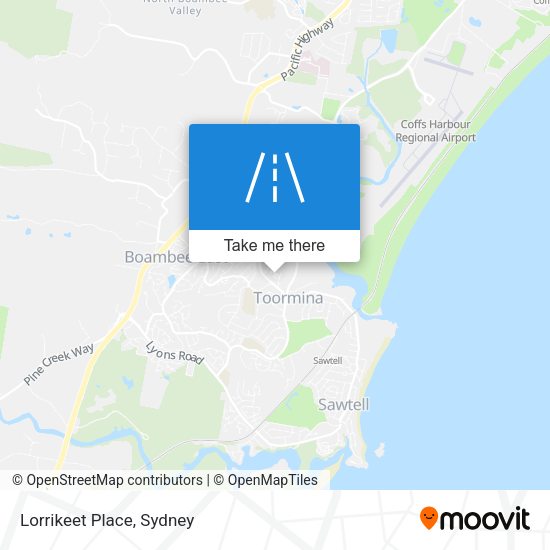 Lorrikeet Place map